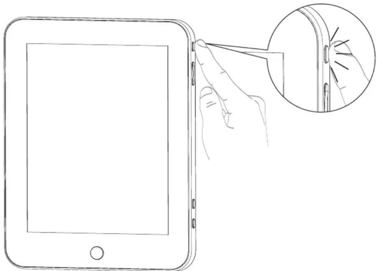 Ricatech RATAB1005 - Cómo encender su dispositivo - 1