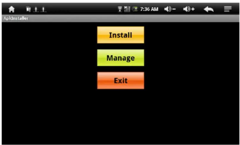 Ricatech TAB07 - APK Installer - 1