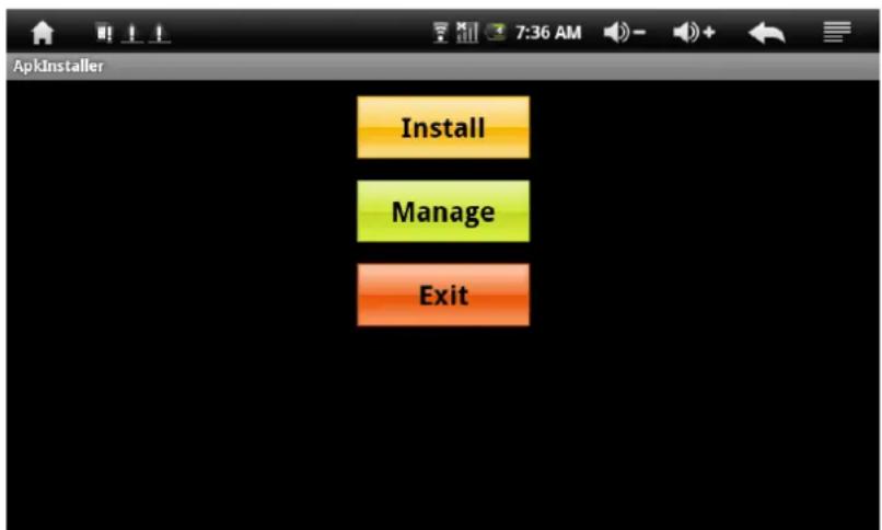 Ricatech TAB07 - Programme d'installation APK - 1