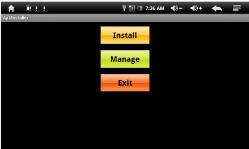 Ricatech TAB07 - APK Installer - 1