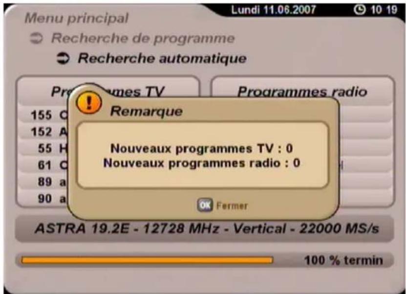KATHREIN UFS 705 - RECHERCHER DES PROGRAMMES (RECHERCHE DE PROGRAMME) - 1