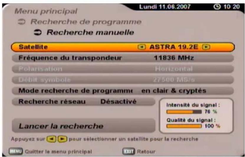KATHREIN UFS 705 - RECHERCHE MANUELLE (DE PROGRAMMES) - 1