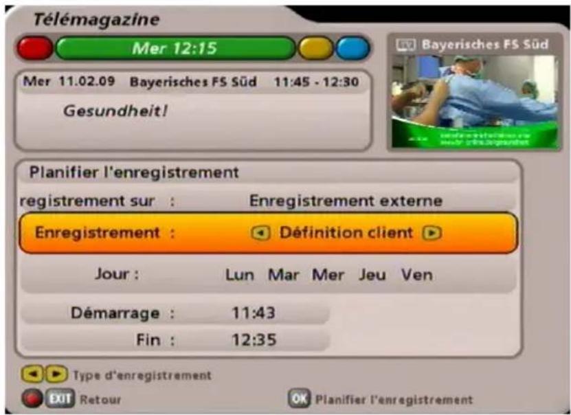 KATHREIN UFS 705 - EPG - GUIDE ÉLECTRONIQUE DES PROGRAMMES - 1