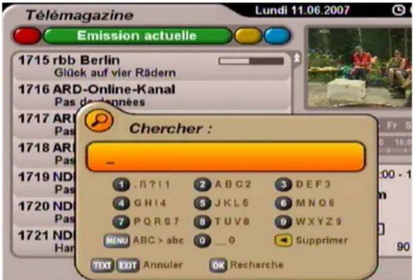 KATHREIN UFS 705 - FONCTION DE RECHERCHE - 1