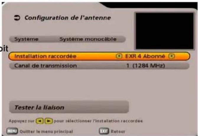 KATHREIN UFS 705 - INSTALLATION INITIALE : Système monocâble (manuel) - 2