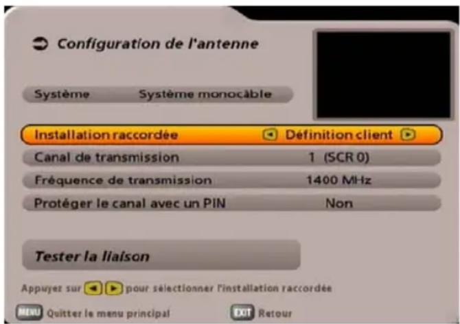 KATHREIN UFS 705 - INSTALLATION INITIALE : Système monocâble (manuel) - 2
