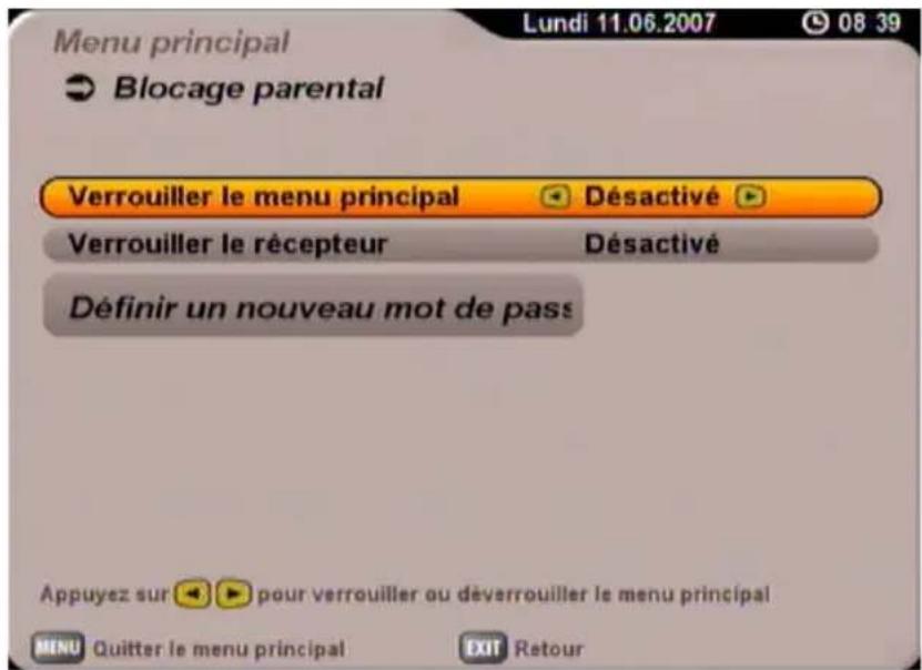KATHREIN UFS 705 - BLOCAGE PARENTAL - 1