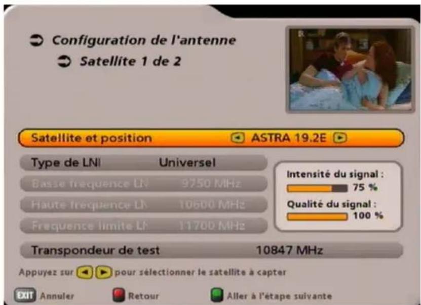 KATHREIN UFS 705 - Nombre de satellites - 2