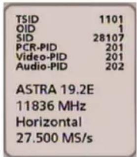 KATHREIN UFS 705 - Info activée : - 2