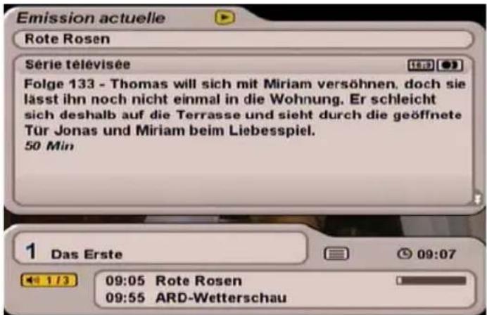 KATHREIN UFS 705 - INFORMATIONS SUR LES ÉMISSIONS - 1