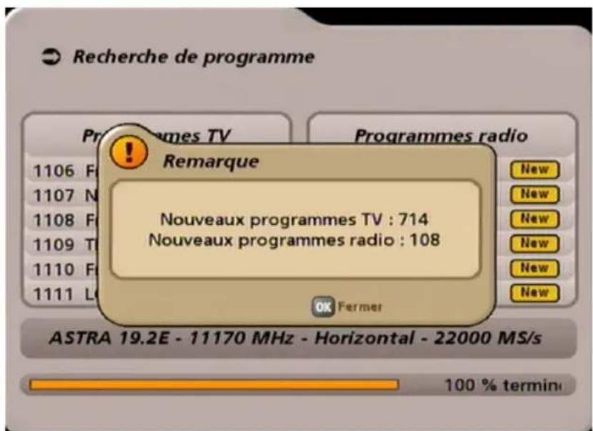 KATHREIN UFS 705 - INSTALLATION INITIALE : Recherche de programme/Date et heure - 1
