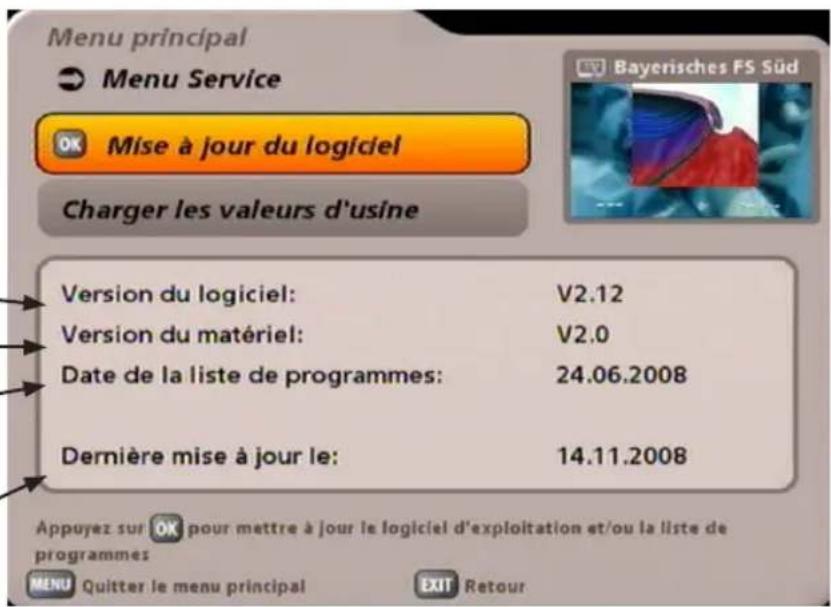 KATHREIN UFS 705 - MENU SERVICE - 1