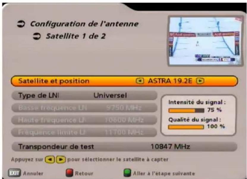 KATHREIN UFS 710 - Nombre de satellites - 2