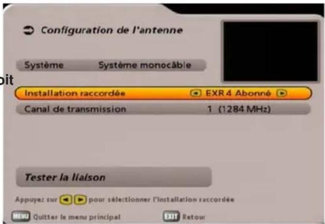 KATHREIN UFS 710 - INSTALLATION INITIALE : Système monocâble (manuel) - 2