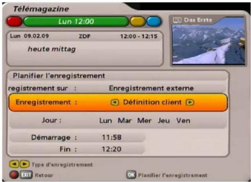 KATHREIN UFS 710 - EPG - GUIDE ÉLECTRONIQUE DES PROGRAMMES - 1