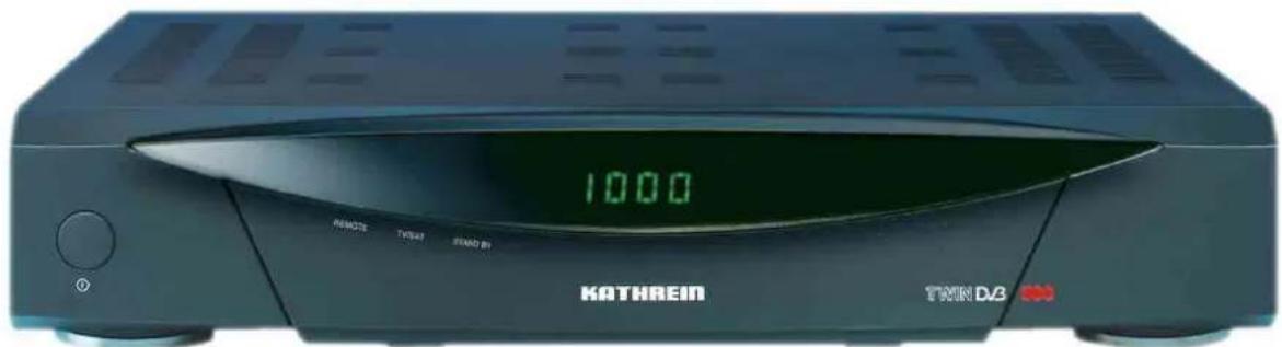 KATHREIN UFD 580 - Récepteur satellite Twin DVR UFD 580/580S avec disque dur - 1