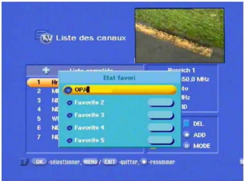 KATHREIN UFD 574 - Programmes favoris - 3
