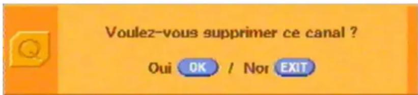 KATHREIN UFD 574 - Suppression des programmes - 2