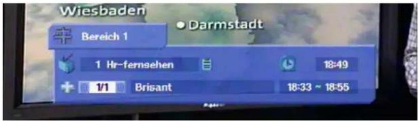 KATHREIN UFD 574 - Affichages à l'écran/OSD (On Screen Display) - 1