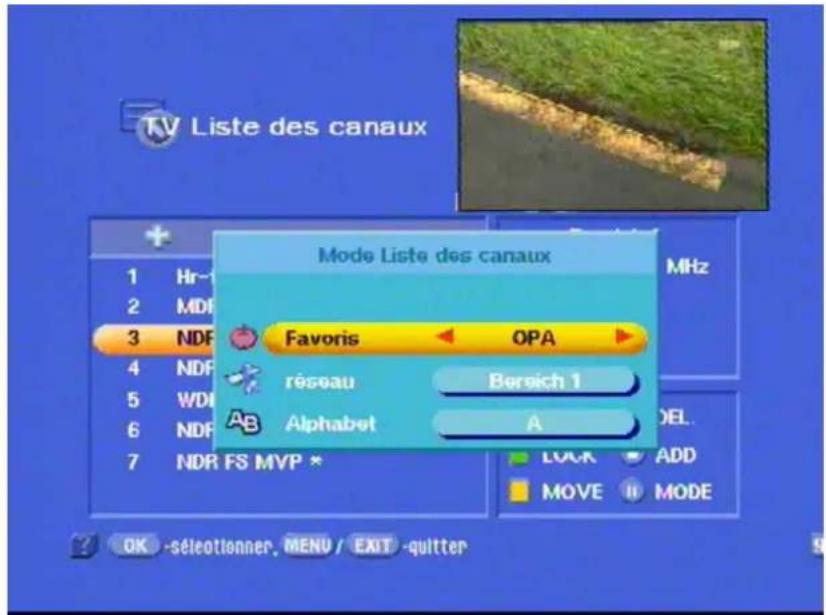 KATHREIN UFD 574 - Listedes canaux - 1
