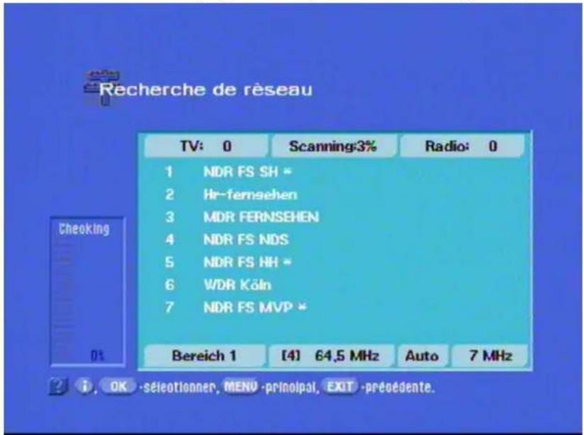 KATHREIN UFD 574 - Recherche automatique du réseau - 2