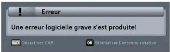 KATHREIN CAPombouwset HH - MESSAGES DUS À DES PROBLÈMES DE LOGICIEL - 1