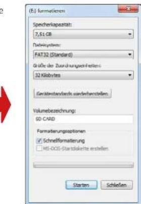 MEGASAT Caravanman 85 Premium - Vorbereitung der SD Karte: - 2