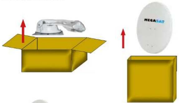 MEGASAT Caravanman 85 Premium - System components 2.1 Installation on the roof - 1
