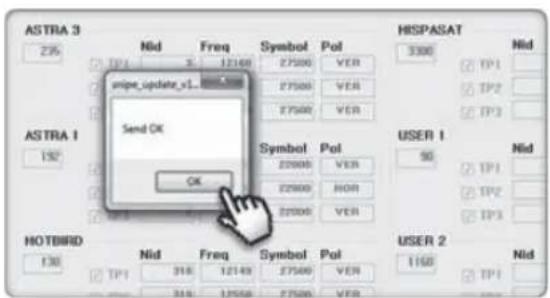 Reflexion Mobilsat1 - ii. Aktualisieren der Daten der von Ihnen gespeicherten 10 Satelliten - 5