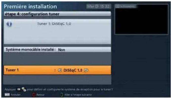KATHREIN UFS 946 - Satellite et position : - 1