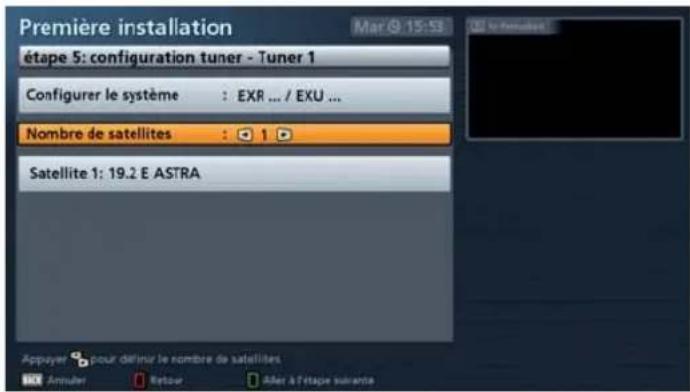 KATHREIN UFS 946 - Nombre de satellites - 1