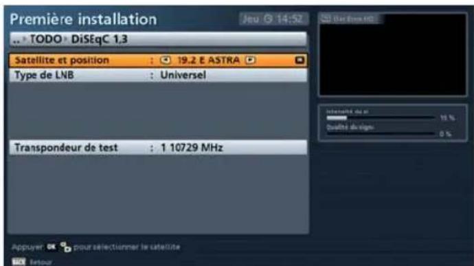 KATHREIN UFS 924 - Configurer satellites - 1
