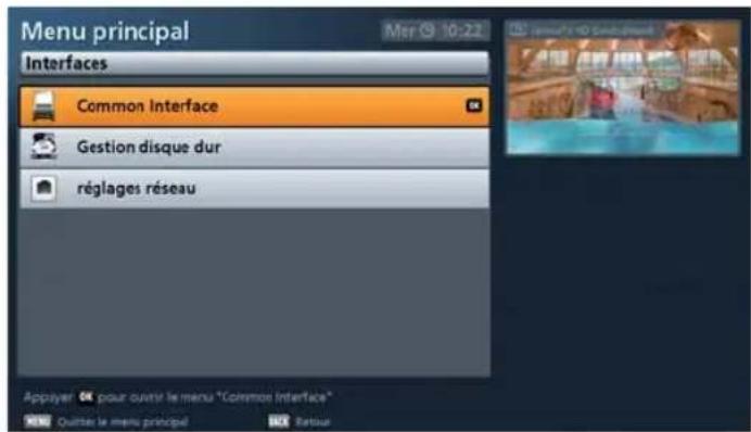 KATHREIN UFS 913 - Appel du menu - 1