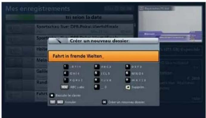 KATHREIN UFS 913 - Créer nouveau dossier... - 2