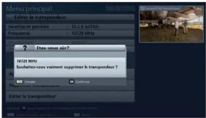 KATHREIN UFS 913 - Supprimer transpondeur - 1