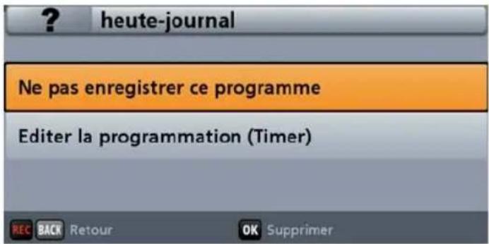 KATHREIN UFS 913 - Edition d'un enregistrement - 2