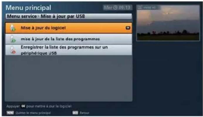 KATHREIN UFS 913 - Mise à jour par clé USB - 1