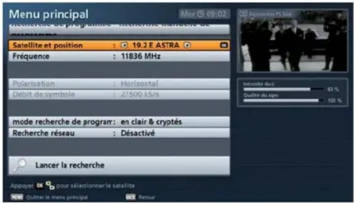 KATHREIN UFS 913 - Recherche manuelle de programme - 2