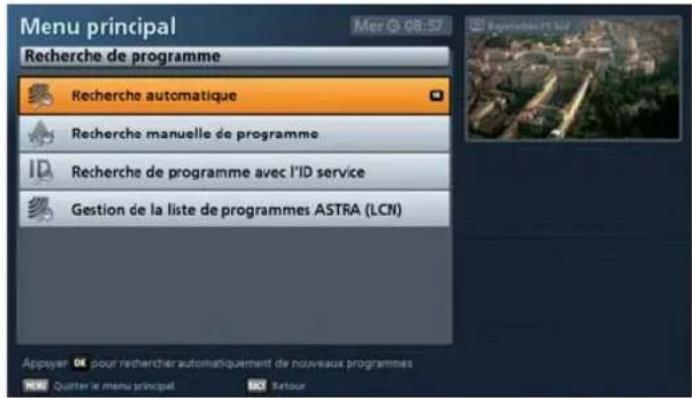 KATHREIN UFS 913 - Appel du menu - 1