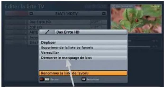 KATHREIN UFS 913 - Editer les listes de satellites - 1