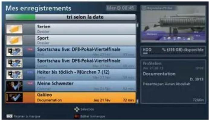 KATHREIN UFS 913 - Démarrer le marquage de bloc - 1
