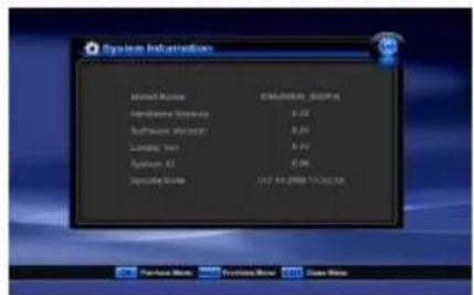 Denson DS300HD - 5-2-5 System Information - 1