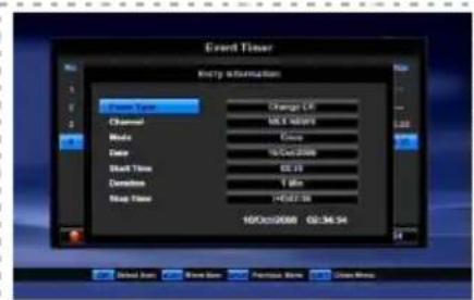 Denson DS300HD - 5-2-6 Timer installingen - 2