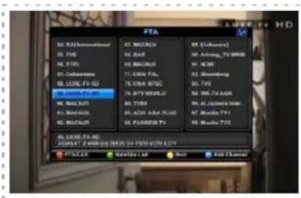 Denson DS300HD - 4-4 List des chaînes TV/Radio/Favorites - 1