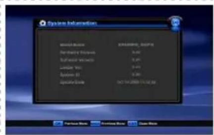 Denson DS300HD - 5-2-5 System Informatie - 1