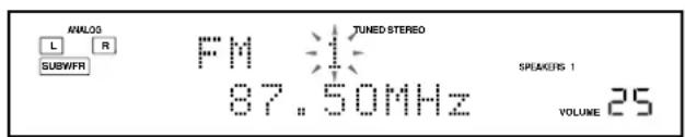 JVC RX7032 - Drücken Sie FM/AM PRESET ▲ oder ▼, um eine Kanalnummer auszuwählen, während die Kanalnummerposition blinkt. - 1