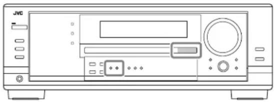 JVC RX7032 - Manuelles Abstimmen von Sendern - 2