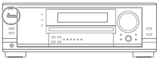 JVC RX7032 - De stroomtoevoer inschakelen - 1