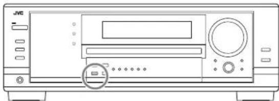 JVC RX7032 - Het invoersignaal dempen - 2