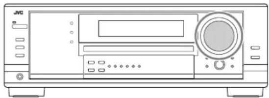 JVC RX7032 - Het volume aanpassen - 1